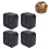 4er-Set Stuhlbein-Bodenschoner, quadratisch, 12