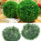 Ψεύτικη σφαίρα Topiary Boxwood, διακοσμητικές μπάλες στρογγυλό τεχνητό φυτό χόρτου για 5