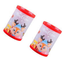 Pencil Cup Storage Holder Decorative Pen Holder-Christmas elk