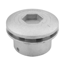 Acessório para roçadeira, cabeçote de corte durável para substituição de fio de nylon, com carcaça de alumínio de alta resistência e