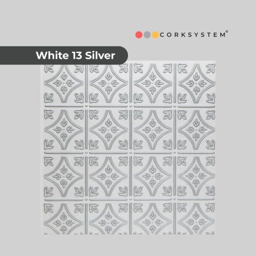 White 13 Silver: Decor Wall/Ceiling Panels 2m2
