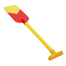 Boat Oar for Row Boat and Kayak Lightweight Paddle With Ergonomic Grip Bright Red and Yellow Rowing Prop
