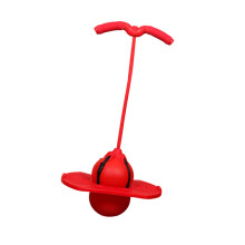 Balls Ball With Handle And Pump, Strong Grip Deck, Outdoor Fun For Children, Red Sticks Ball Balance Exercise
