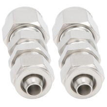 2 Stück Edelstahl-Klemmringverschraubung 12x8 mm & 12x10 mm