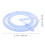 4Stk Circle Protractor Graviertes Zeichenlineal Für Winkelmessung 3
