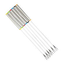 6 Stuks RVS Barbecue Prikkers Voor En