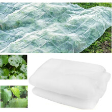 Baumschutznetz für Obstpflanzen, feines Insektennetz für den Garten, 10 x 50 Fuß weißes Netz für gesundes Wachstum ohne Schädlinge