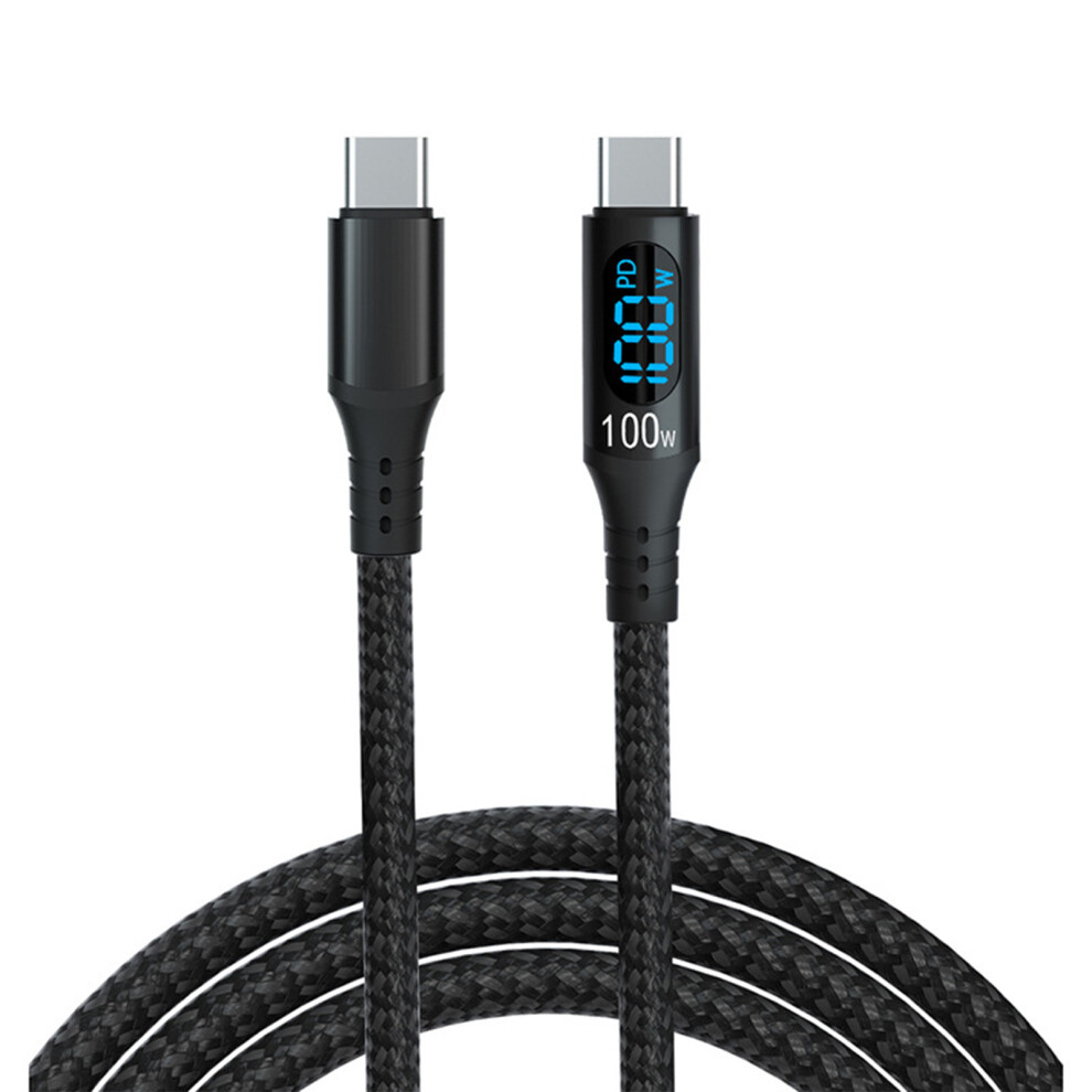 Heavy Duty Usb C Cord 1M 100W 5A Fast Charge Real Time Power 7751000411220