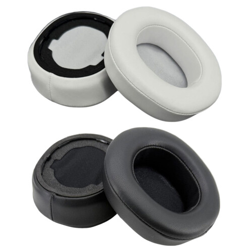 2Pcs Lambskin Earpads Ear Cushions for Dedicated Wireless-White 1