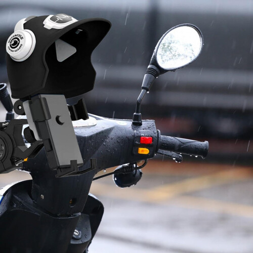 Schnell zu installierende Motorrad-Telefonhalterung,-Einzelhelm 1