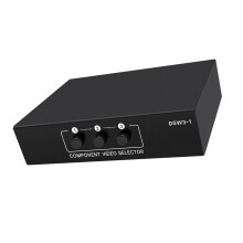 High Clear AV Selector 3Port Input AV Switcher Durability Metal