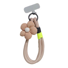 Elastic Phone Necklace Lanyard With Fashionable Floral-No. 7
