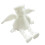 Handcrafted 3D Print Angel Sculpture Movable Legs-White 2 1