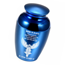 Aluminum Cremation Container Moisture Resistant Design-Blue