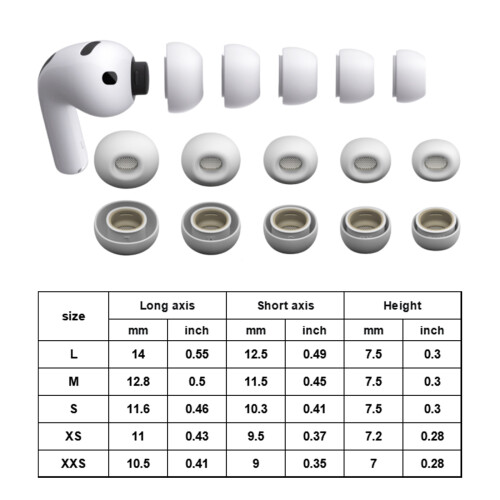 Ergonomic Ear Tips Soft Touch Earplugs Secures fit-Mixed 2