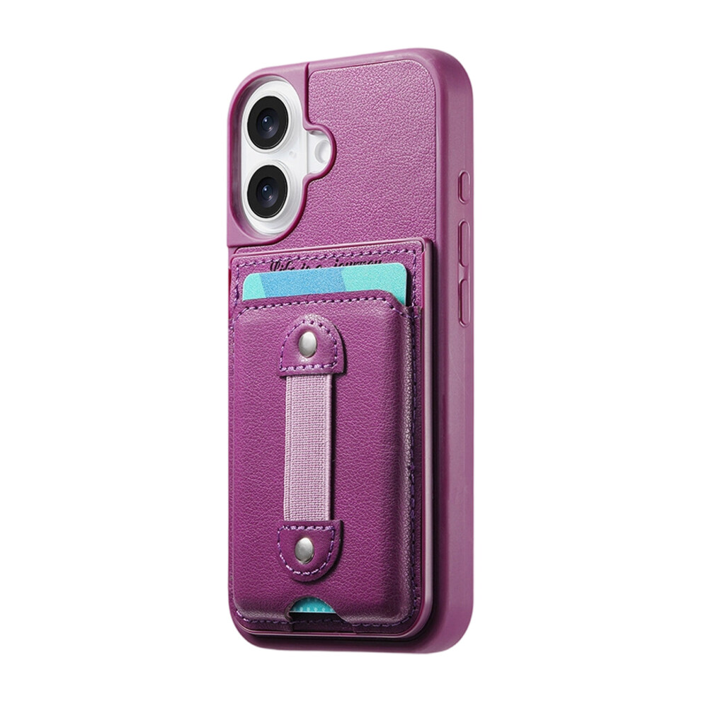 Phone Case Elastic Wristband Anti Scratch Card- Iphone 17 Purple 7751000409876