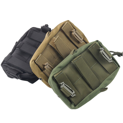 Stylish Outdoor Mobile Phone Pouch Featuring Multiple-Khaki 1