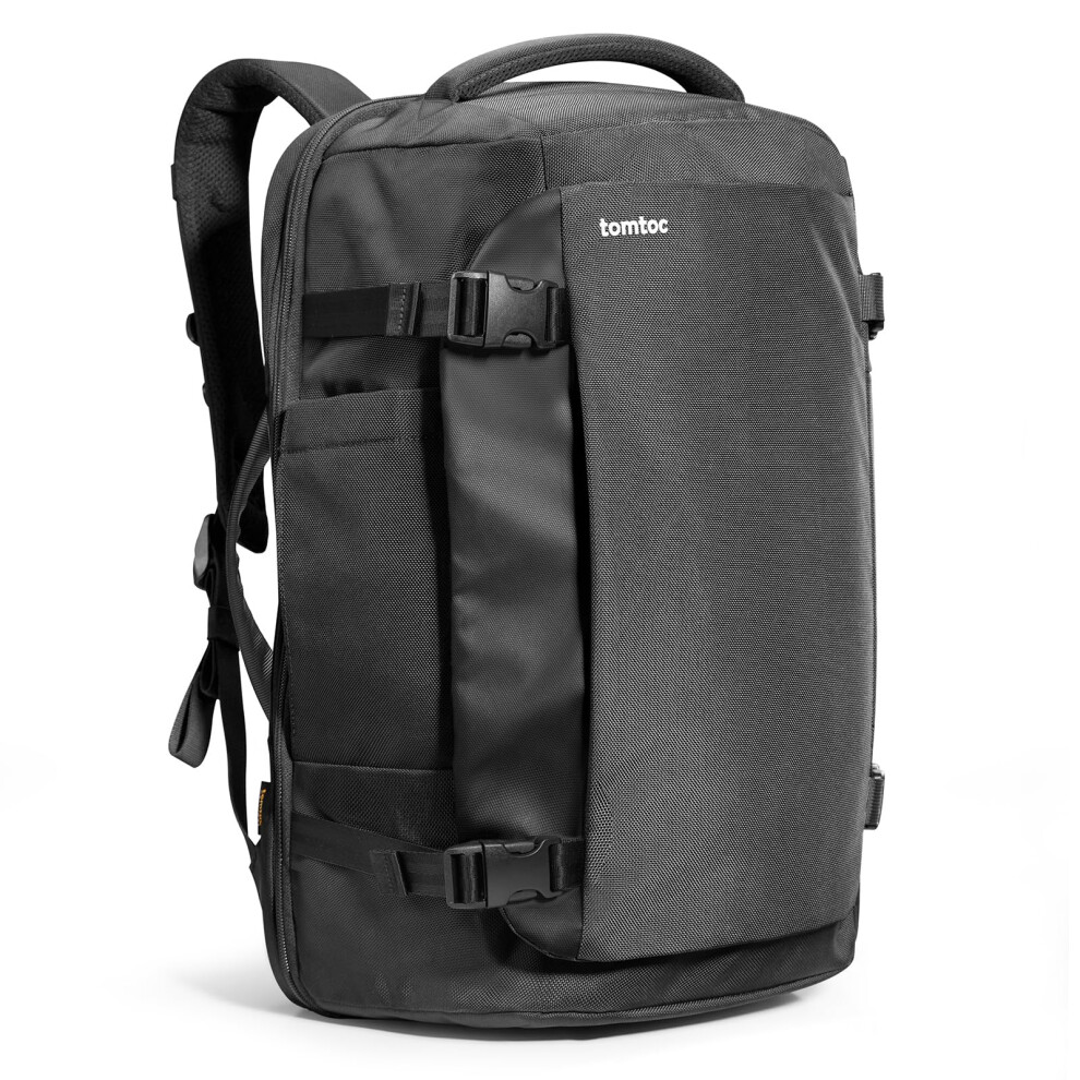 Tomtoc Travel Backpack 40L, Tsa Friendly Flight Approved Carry-On Luggage Hand Water-Resistant Lightweight Business Rucksack, Durable Large Weekender