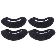 2 Paar Kids Elastische Schaatsenhoesjes IJshockey Zwart XXXL