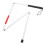 1 Stuk Aluminiumlegering Wandelstok Vouwbaar Wit 7