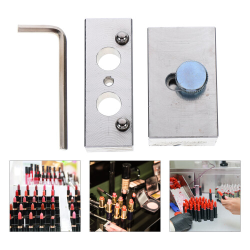 1 Set Premium Lippenstiftform Zweiloch Aluminium 2