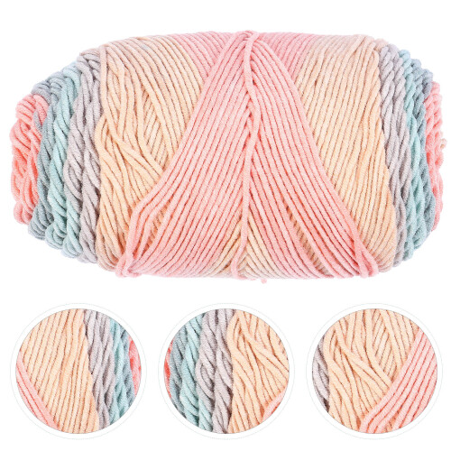 1 Rol Breigeluid Soepele Weefdraad Diy Pop Gevlochten 1