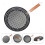 Non-Stick Pizza Pan Vouwbare Bbq Grillpan Bakplaat 8