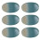 6Pcs Ceramic Chopsticks Holder Green Japanese Design Tableware Rest 1