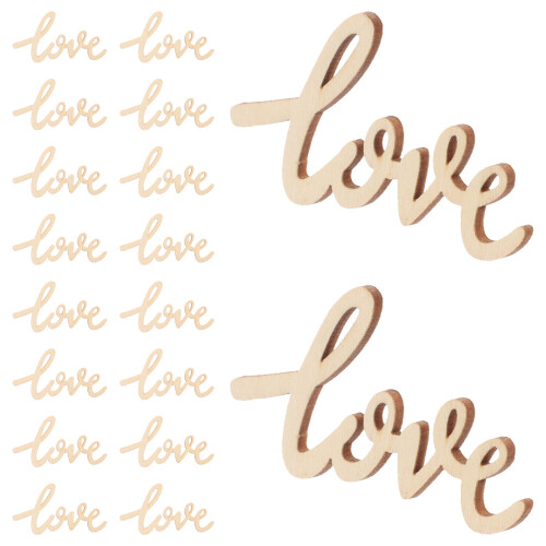 18 Stuks Letters “Love” Hout Voor Craft