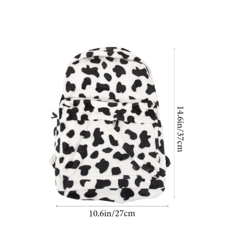 Aufbewahrungs-Rucksack Mit Kuh- , Plüsch-Einkaufs-Rucksack 2
