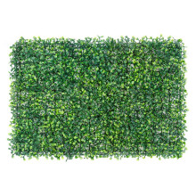 Flexibele doe-het-zelf kunstbuxuspanelen, UV-beschermde groene wand, privacyhaag, dichte graswand voor huisdecoratie, cafés en woonruimtes.