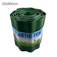 Borde flexible para césped, borde de jardín, rollo de plástico corrugado, borde paisajístico para macizos de flores, material de polipropileno