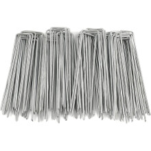 Durable Landscape Staples, Garden Stakes Heavy Duty For Artificial Grass, Lawn Projects, Easy Ground Insertion, Sharp Ends For Securing Weed Barrier,