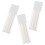 3Pcs White Travel Lotion Airless Pump Bottles Durable Plastic 4