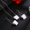 De 3 Piezas Collar Pendientes Estuche Cuero Mujer 4