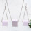 De 3 Piezas Collar Pendientes Estuche Cuero Mujer 9