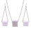 De 3 Piezas Collar Pendientes Estuche Cuero Mujer 8
