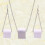 De 3 Piezas Collar Pendientes Estuche Cuero Mujer 10