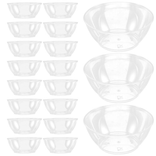 Bol Desechable Transparente Multifuncional Para Ensalada Arroz