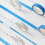 8 Unidades Timeline Washi Para Scrapbooking (Azul) 10