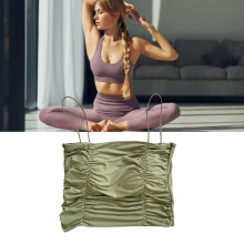 Breathable Ice Silk Women Spaghetti Strap Camisole Vest Green Free Size