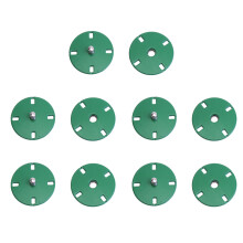 10 Unidades Botones De Aleación Para Ropa Abrigo Verde