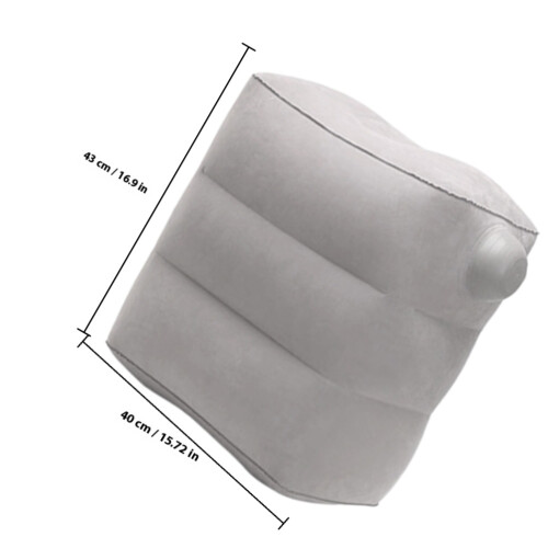 Almohada Hinchable Para Reposapiés De Viaje Ajustable 1