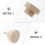 8 Unidades Pomos De Madera Redondos Para Y Cajón 7