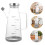 Botella Transparente Para Aceite, Condimentos Y Salsa De Con 6