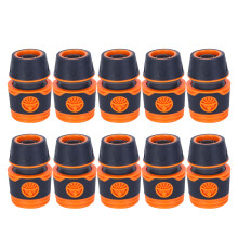 Haveslangekobling, holdbare slangefittings i premium plastik, multifunktionel hurtigkobling til G1/2-gevind, velegnet til de fleste haveslanger