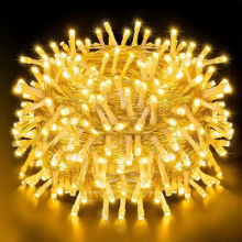 LED Lights For Christmas Decorations, Waterproof Christmas Tree Lights With 8 Lighting Modes And Connectable Design, End To End Expandable String Ligh