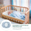 Baby Bassinet Colchón Sábanas Cuna 10