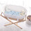 Baby Bassinet Colchón Sábanas Cuna 5