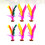 6 Unidades Kick Badminton Jianzi De Con Pie De 10